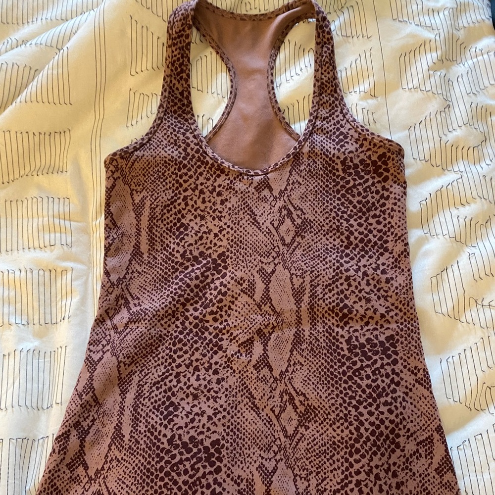 Snake skin lululemon tank